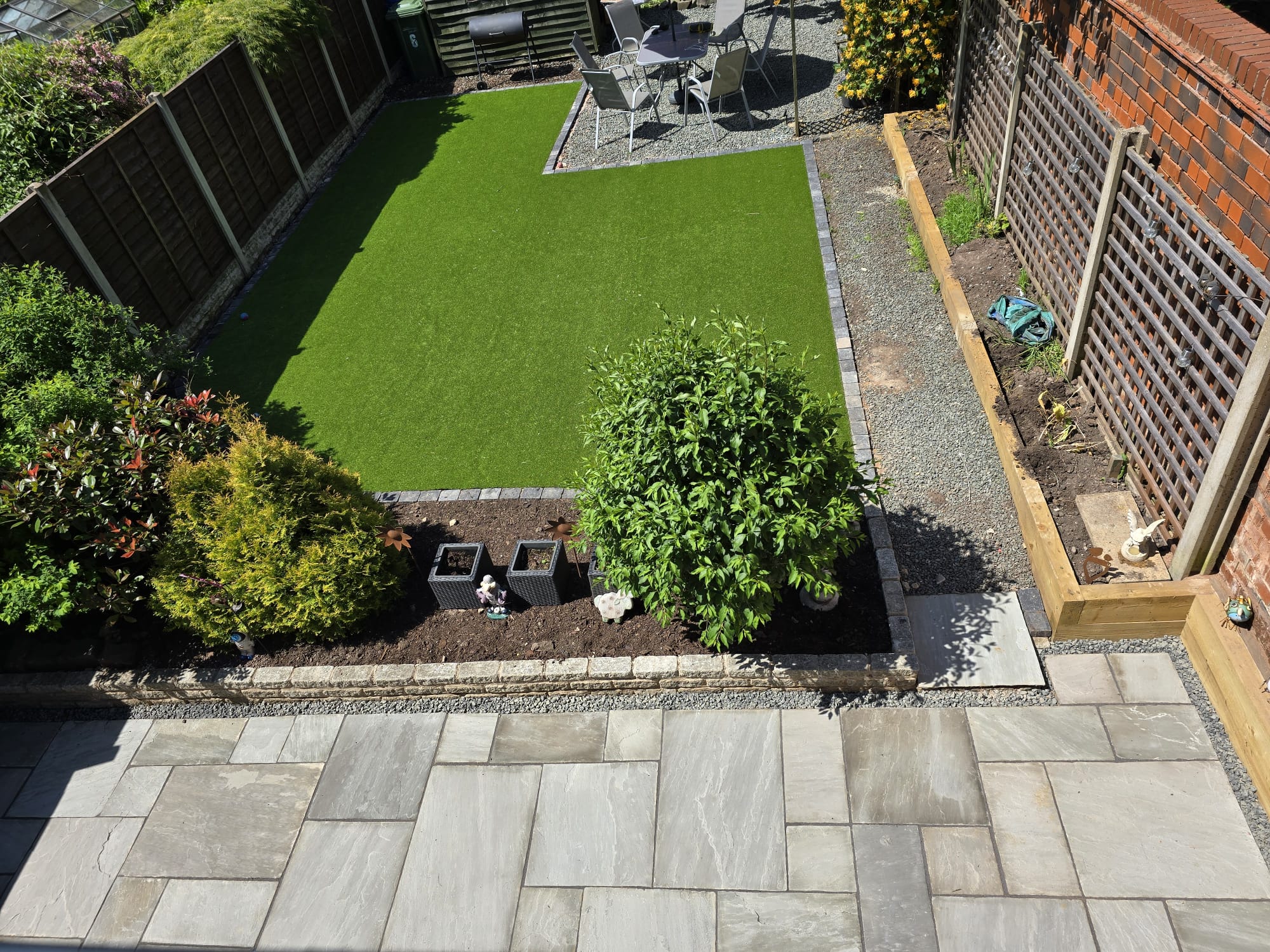 Garden after makeover by DC Tree Care